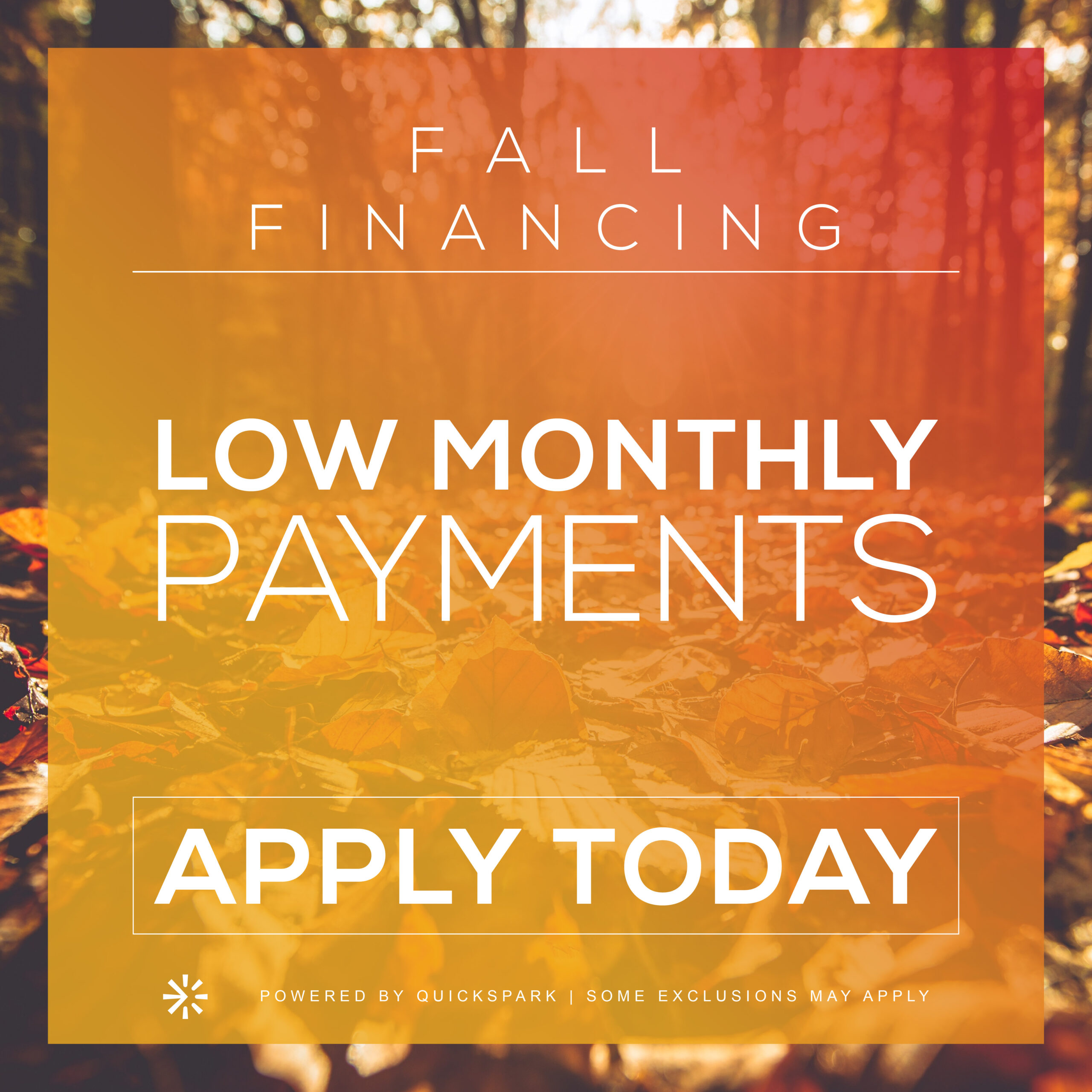 QuickSpark's Simple Financing